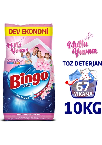 Matik Konsantre Toz Deterjan 10KG Mutlu Yuvam 67