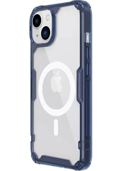 Tpu Pro Manyetik iPhone 14 /13 Uyumlu Kılıf - Mavi