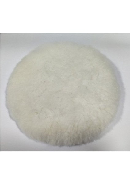 Polisaj Keçesi Cırt Tabanlı Beyaz 160 mm