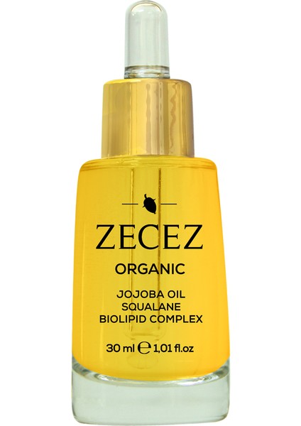 Organik Jojoba Yağı Squalane Biyolipit Kompleks 30 ml