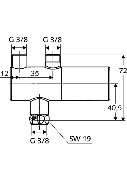 094060699 Termostatlı Vana Açılı