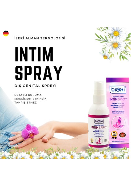 ® Dış Genital İntim Sprey 150 ML: Hassas Bölgeler İçin Güvenli ve Alkolsüz Hijyen Çözümü