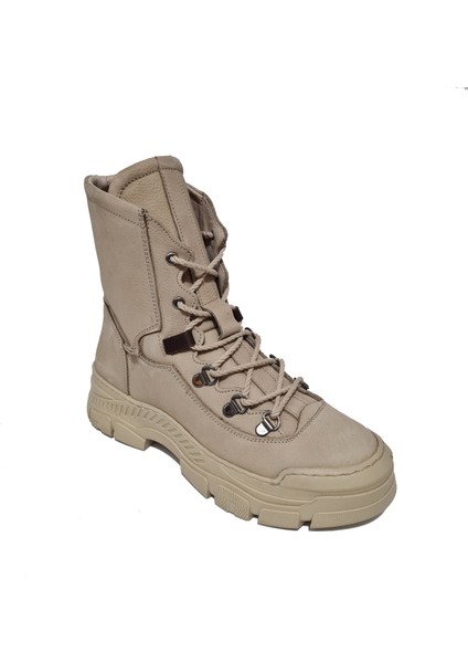 Bağcıklı Fermuarlı Deri Rahat Kaymaz Taban Uzun Postal Bot 8974 modelleri