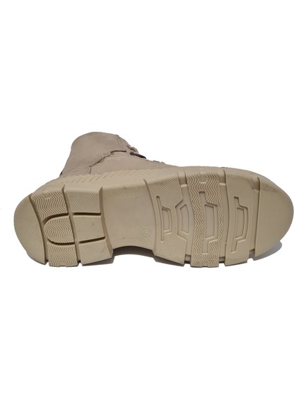 Bağcıklı Fermuarlı Deri Rahat Kaymaz Taban Uzun Postal Bot 8974 fırsatları