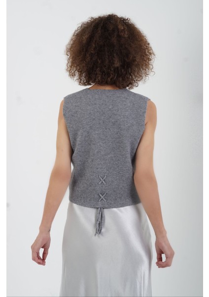 Gri Triko Yelek fırsatları