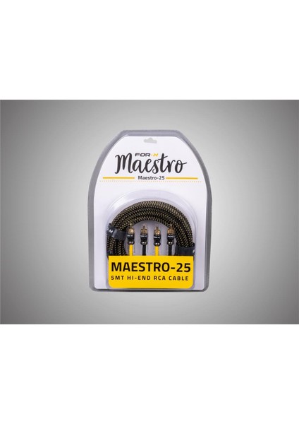 Maestro-25 Profesyonel Rca Kablo