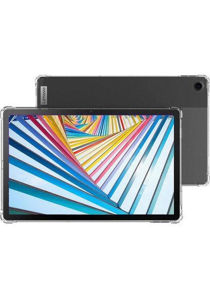 Lenovo Tab M10 Plus Kılıf 10.6 Inch 2022 3rd Gen, (TB-125FU TB-128FU TB-128XU) Shockproof Şeffaf Silikon Kılıf