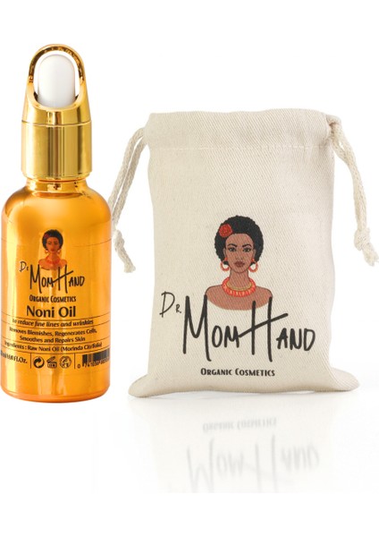 Dr. Mom Hand Raw Noni Oil, %100 Saf, Ham, Rafine Edilmemiş 30 ml