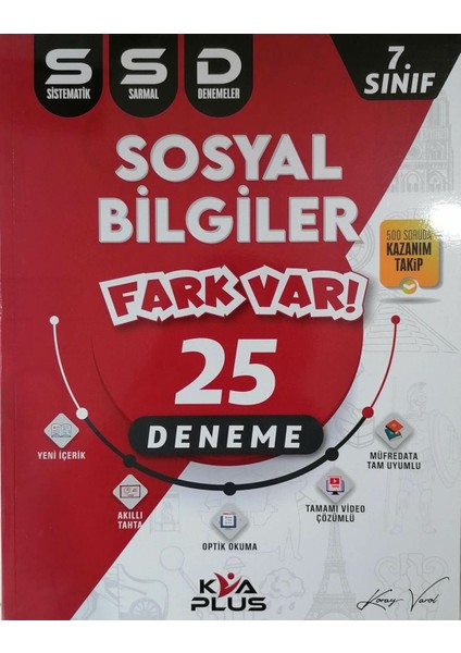 7.Sınıf Sosyal Bilgiler SSD Sistematik Sarmal Deneme