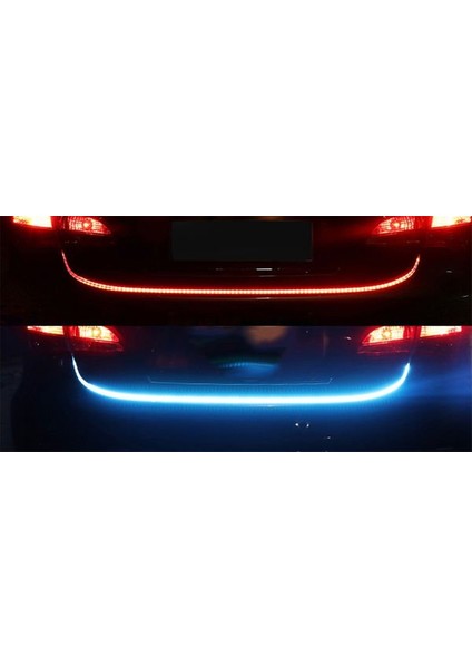Bagaj Altı Kayan LED Rgb Su Geçirmez Silikon Yüzey 120 cm
