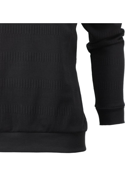 Erkek Mevsimlik Düğmeli Polo yaka Uzun Kollu Fileto Cepli Rahat Kesim Tam Kalıp Jakarlı Model Likralı Pamuklu Kumaş Sweatshirt indirimleri