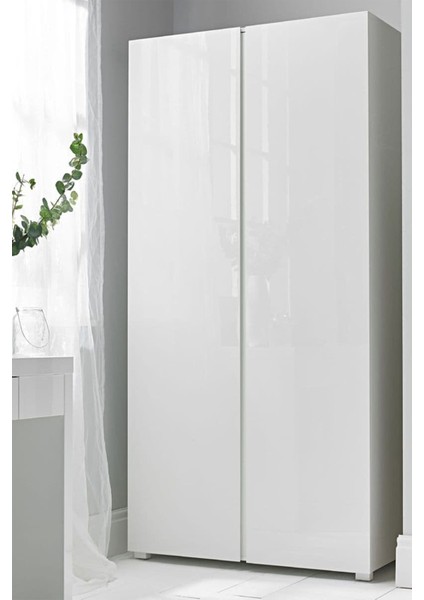 Parlak Beyaz Yapışkanlı Kaplama Folyosu 100 cm x 4 mt