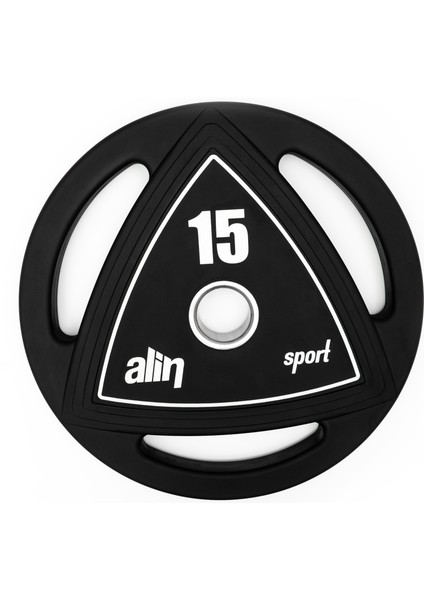 15 kg Profesyonel Kauçuk Kaplı Olimpik Plaka