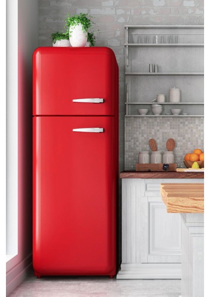 Parlak Kırmızı Yapışkanlı Kaplama Folyosu 122 Cm X 10 Mt