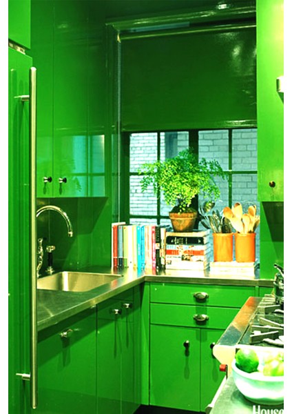 Parlak Yeşil Yapışkanlı Kaplama Folyosu 61 CM X 2 MT indirimleri