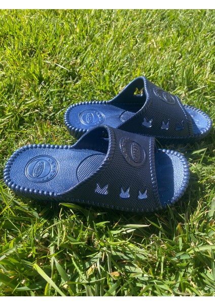 Unisex Çocuk Terlik Kenarları Tavşan Desenli Yazlık Çocuk Terliği