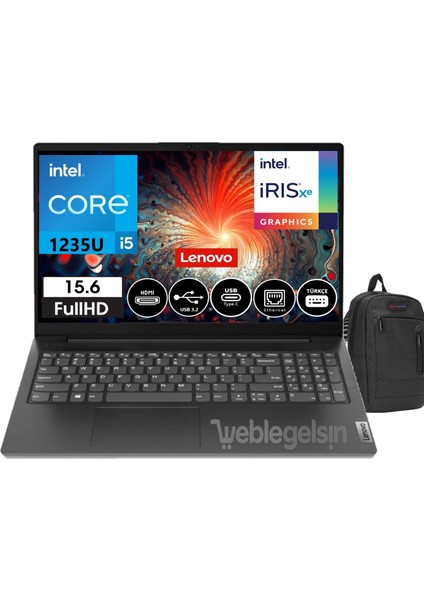 V15 G3 Iap Intel® Core™ I5 1235U 16GB 2tb SSD 15.6" WINDOWS11PRO Fhd Dizüstü Bilgisayar 882TT00C7TX40+WEBLEGELSINÇANTA