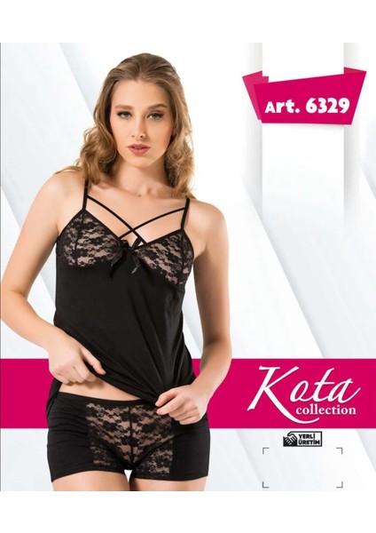 Kota Bayan Modelli Şortlu Takım 6329