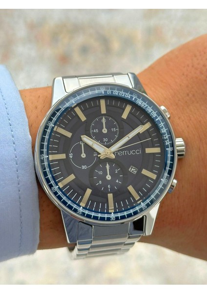 FRC.FT.1.180 Ferrucci Çelik Kordon 30 mt Suya Dayanıklı Yeni Sezon Şık Tasarım Erkek Kol Saati fiyatları