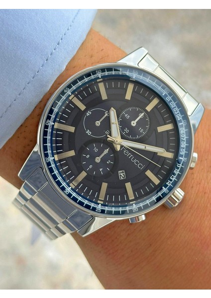 FRC.FT.1.180 Ferrucci Çelik Kordon 30 mt Suya Dayanıklı Yeni Sezon Şık Tasarım Erkek Kol Saati modelleri