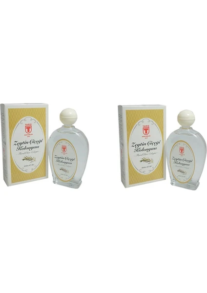 Zeytin Çiçeği Kolonyası Cam Şişe - 200 ml 2'li Set