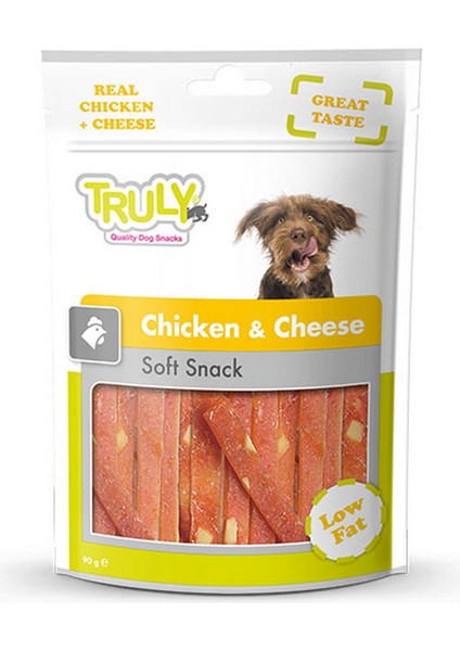 Peynirli Tavuk Jerky Köpek Ödülü 90 gr