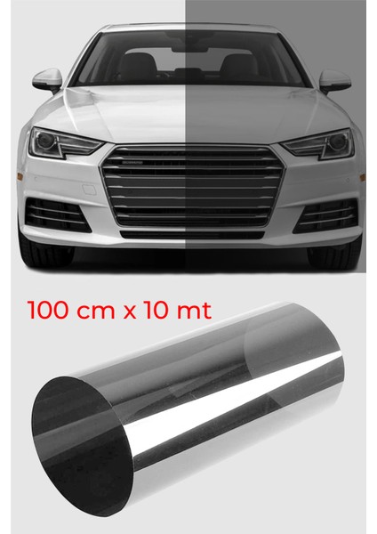 Cam Filmi Siyah Amerikan Çizilmez Açık ton 100 cm x 10 metre