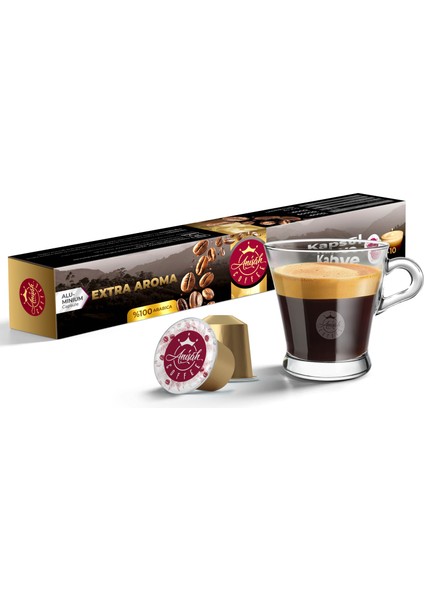 Anisah Coffee Extra Aroma Kapsül Kahve Nespresso Uyumlu 10'lu