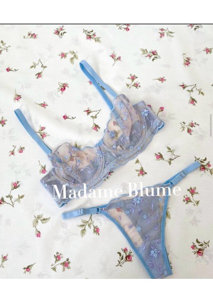 Madame Blume Lingerie - Pluma Balenli Bralet Takımı