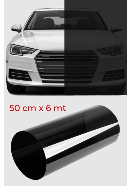 Cam Filmi Siyah Amerikan Çizilmez Koyu ton 50 cm x 6 metre
