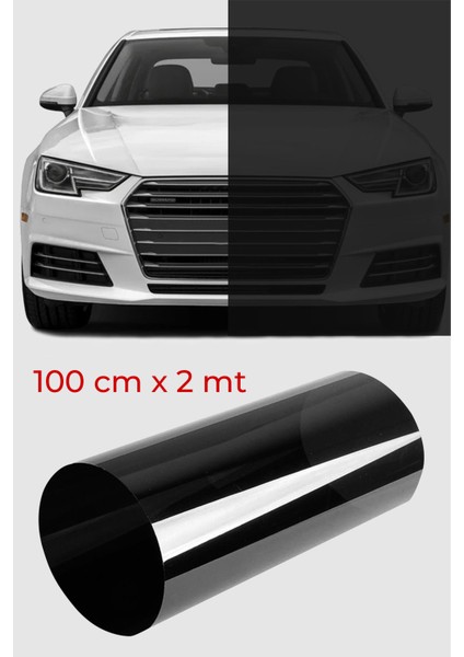 Cam Filmi Siyah Amerikan Çizilmez Koyu ton 100 cm x 2 metre