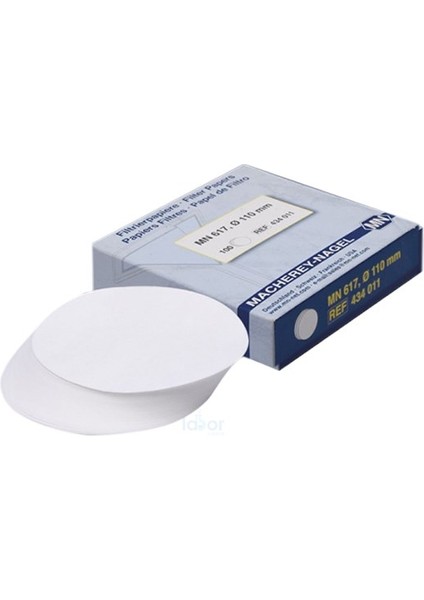 Filtre Kağıdı Kantitatif M&nagel 125 mm Mavi Bant Yavaş Akış Hızı