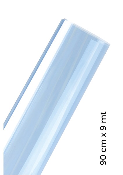 Mavi Cam Filmi Açık Ton Amerikan Çizilmez 90 cm X 9 Metre