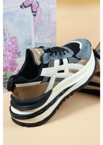 23K331-1 Kadın Sneaker Ayakkabı Siyah modelleri