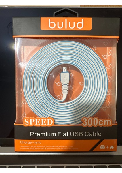 Premium 300CM Type-C Flat Şarj ve Veri Kablosu modelleri