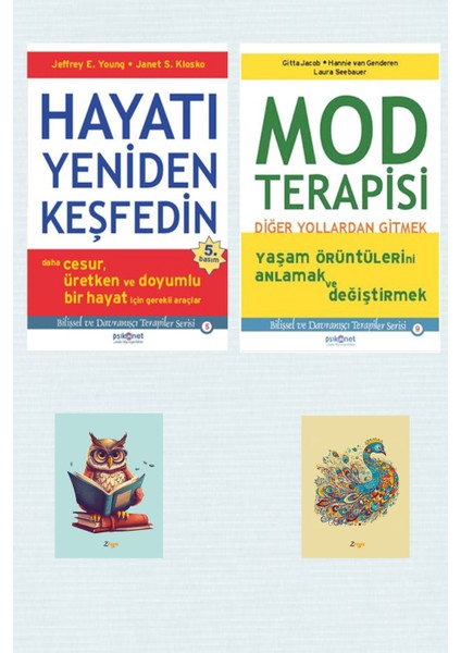 Hayatı Yeniden Keşfedin - Mod Terapisi: Diğer Yollardan Gitmek + Not Defterli Seti