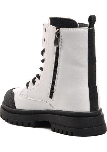 FK-23-1566 Filet Çocuk Botu Beyaz