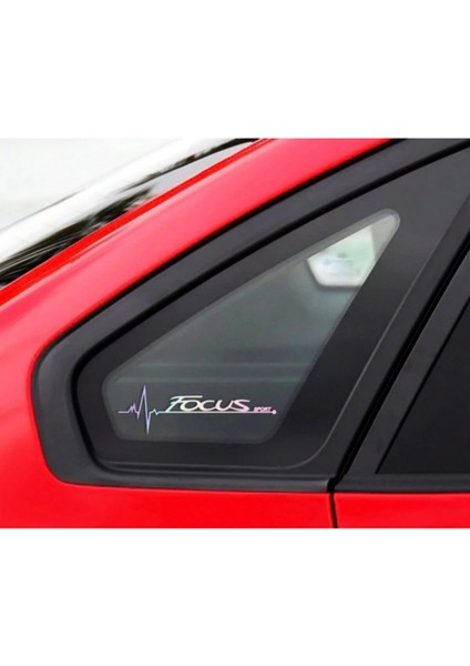 Focus Yan Cam Sticker Oto Kapı 20 cm x 7 cm Hologram C38