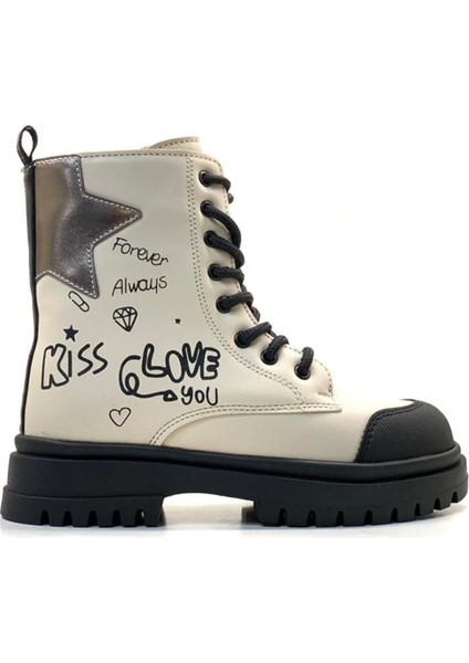 FK-23-1566 Filet Çocuk Botu Bej