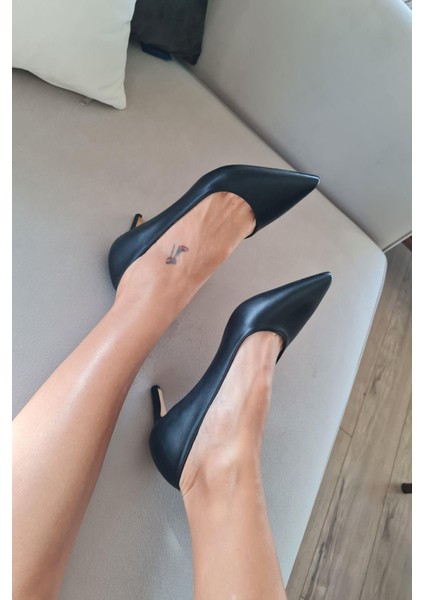 036 450 Topukla Kadın Sivri Burun 6 cm Topuklu Stiletto
