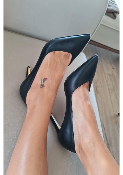 036 468 Topukla Kadın Sivri Burun 8 cm Topuklu Klasik Stiletto