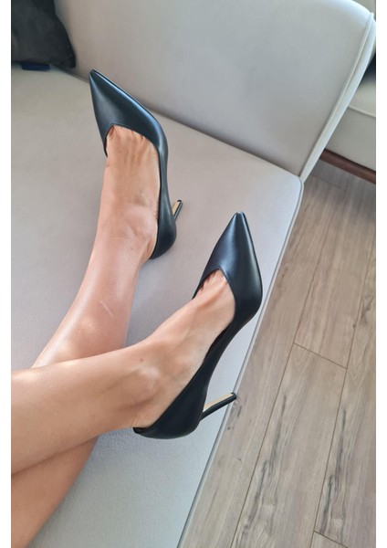 036 468 Topukla Kadın Sivri Burun 8 cm Topuklu Klasik Stiletto
