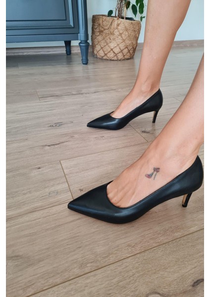 036 450 Topukla Kadın Sivri Burun 6 cm Topuklu Stiletto