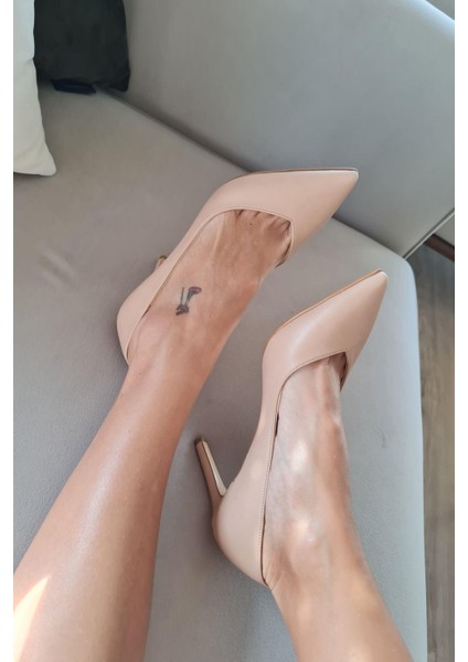 036 468 Topukla Kadın Sivri Burun 8 cm Topuklu Klasik Stiletto