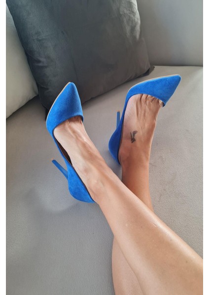 001 200 Topukla Kadın 10 cm Topuklu Klasik Sivri Burun Stiletto