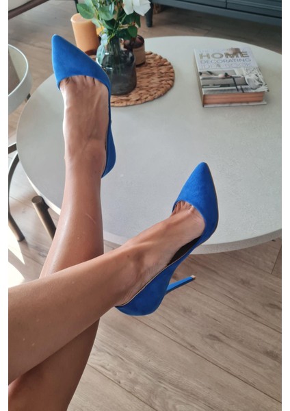 001 200 Topukla Kadın 10 cm Topuklu Klasik Sivri Burun Stiletto