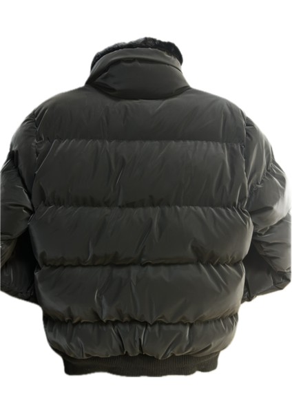 Erkek Silim Fit Şişme Mont Siyah fiyatları