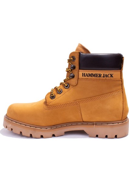 Hammer Jack 10216600 Sarı Ortopedik Günlük Unisex Deri Bot