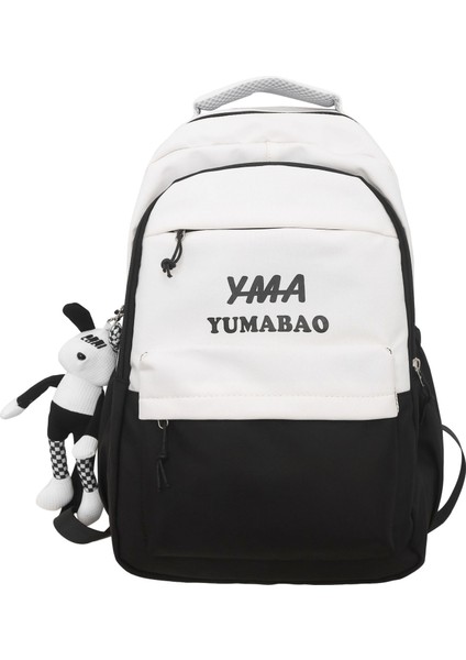 Okul Çantaları Kız Ortaokul Lise Üniversite Öğrencileri Büyük Kapasiteli Seyahat Sırt Çantası (Yurt Dışından)