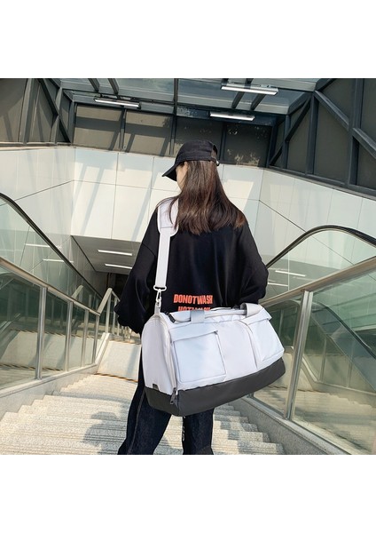 Yeni Spor Çanta Büyük Kapasiteli Açık Seyahat Çantası Öğrenci Taşınabilir Crossbody Çanta (Yurt Dışından) modelleri
